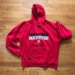 J. AMERICA OHIO STATE OSU BUCKEYES HOODIE